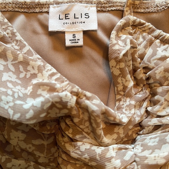 Le Lis Floral Bodysuit Light Pink/Dusty Rose - Picture 5 of 6